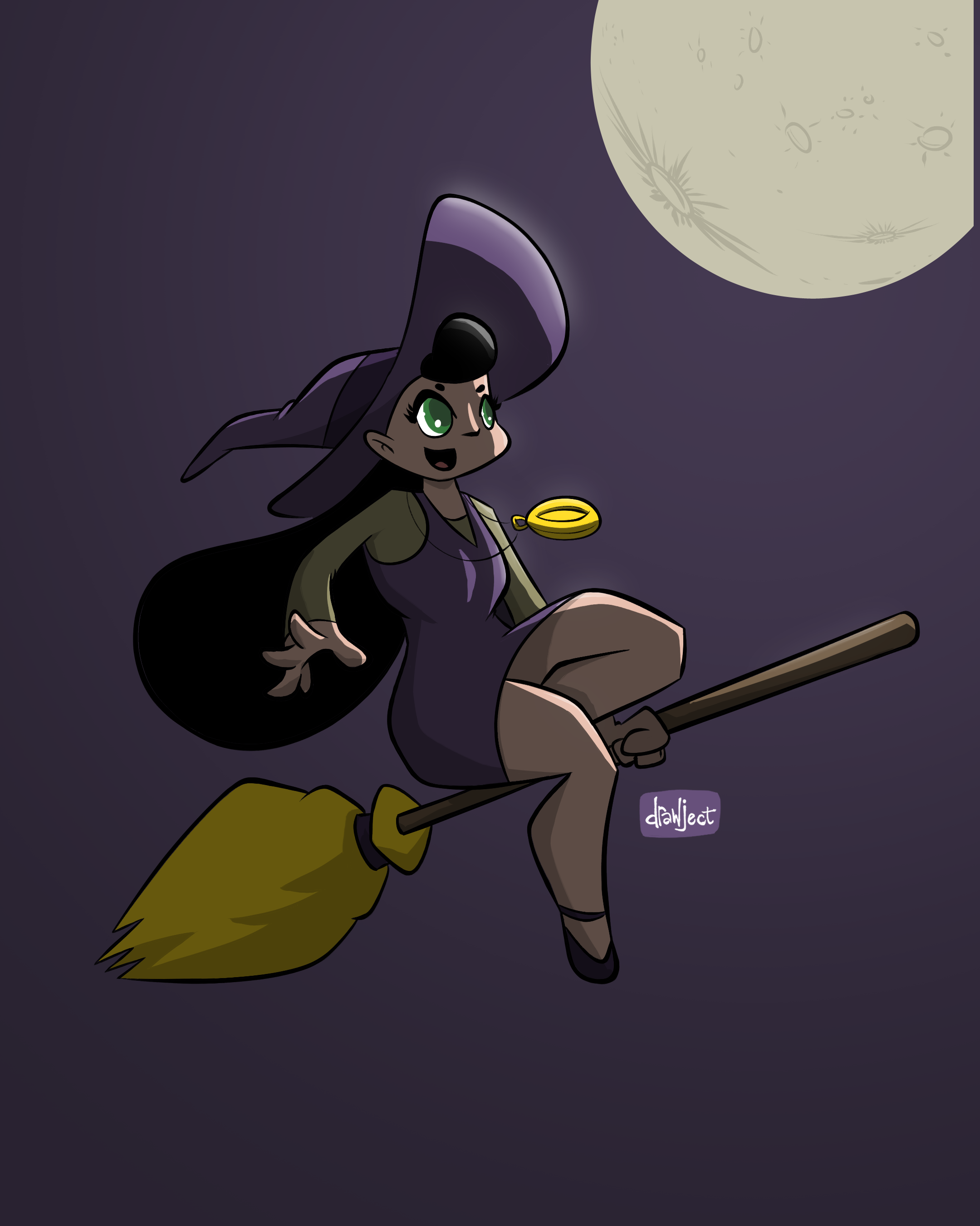 Witch and Moon